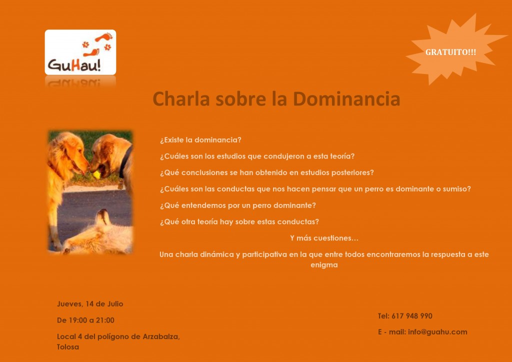 Charla sobre dominancia
