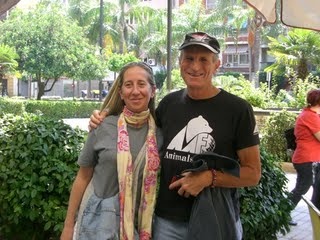 Marc Bekoff con Ana Marc Bekoff Ana Masoliver